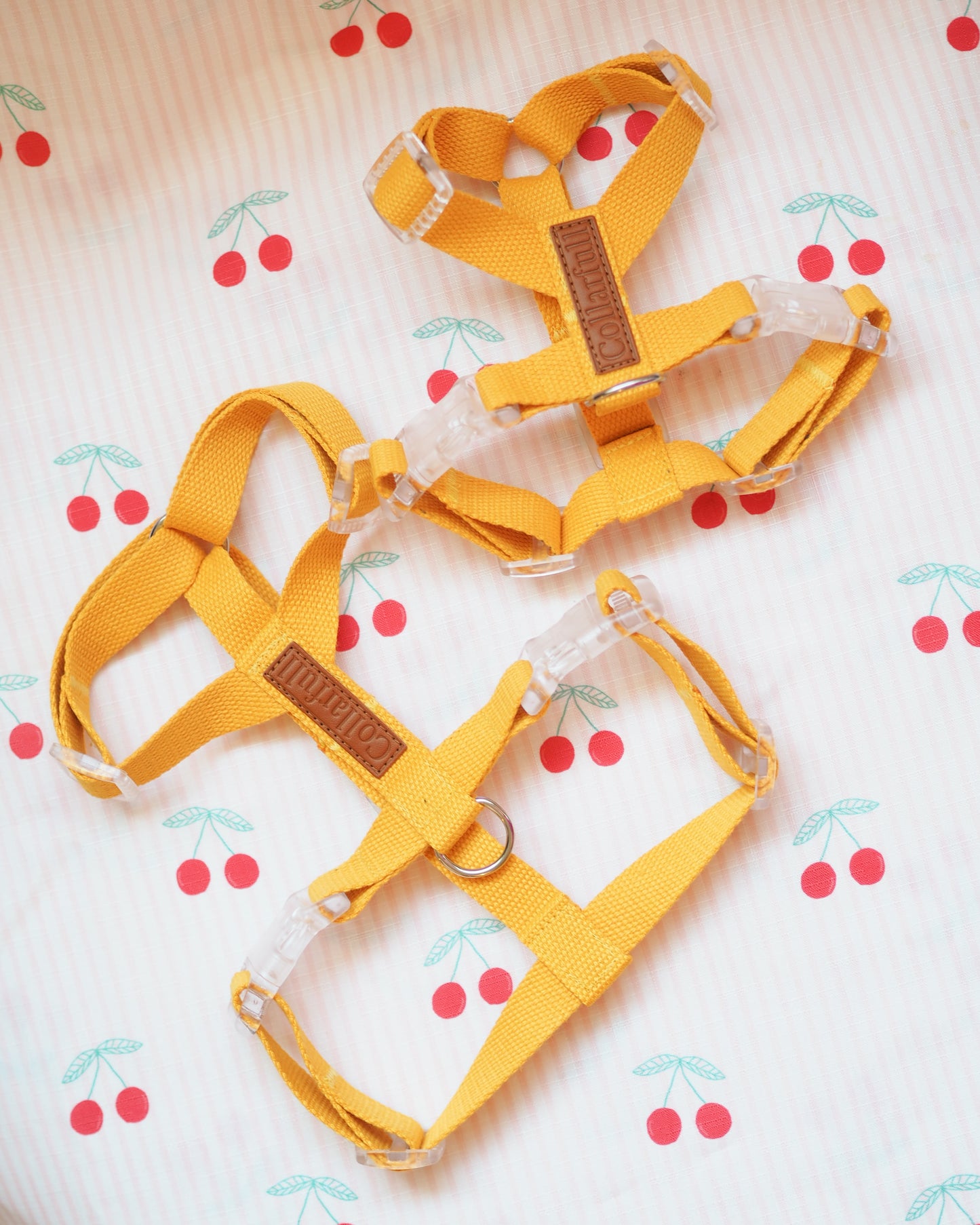 Collarfull håndlavet Y-sele - Gul