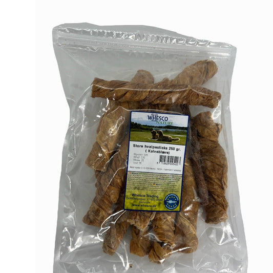 Whesco Hvalpesticks Kalveblære - 250 g
