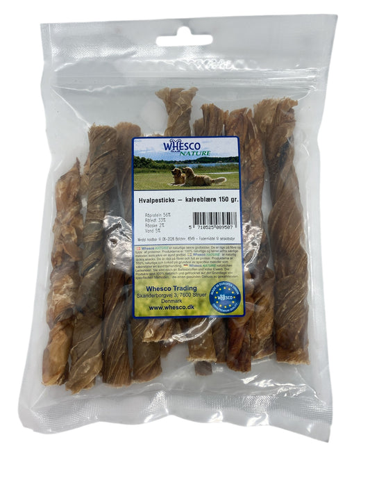 Whesco Hvalpesticks Hårde Kalveblære - 150g