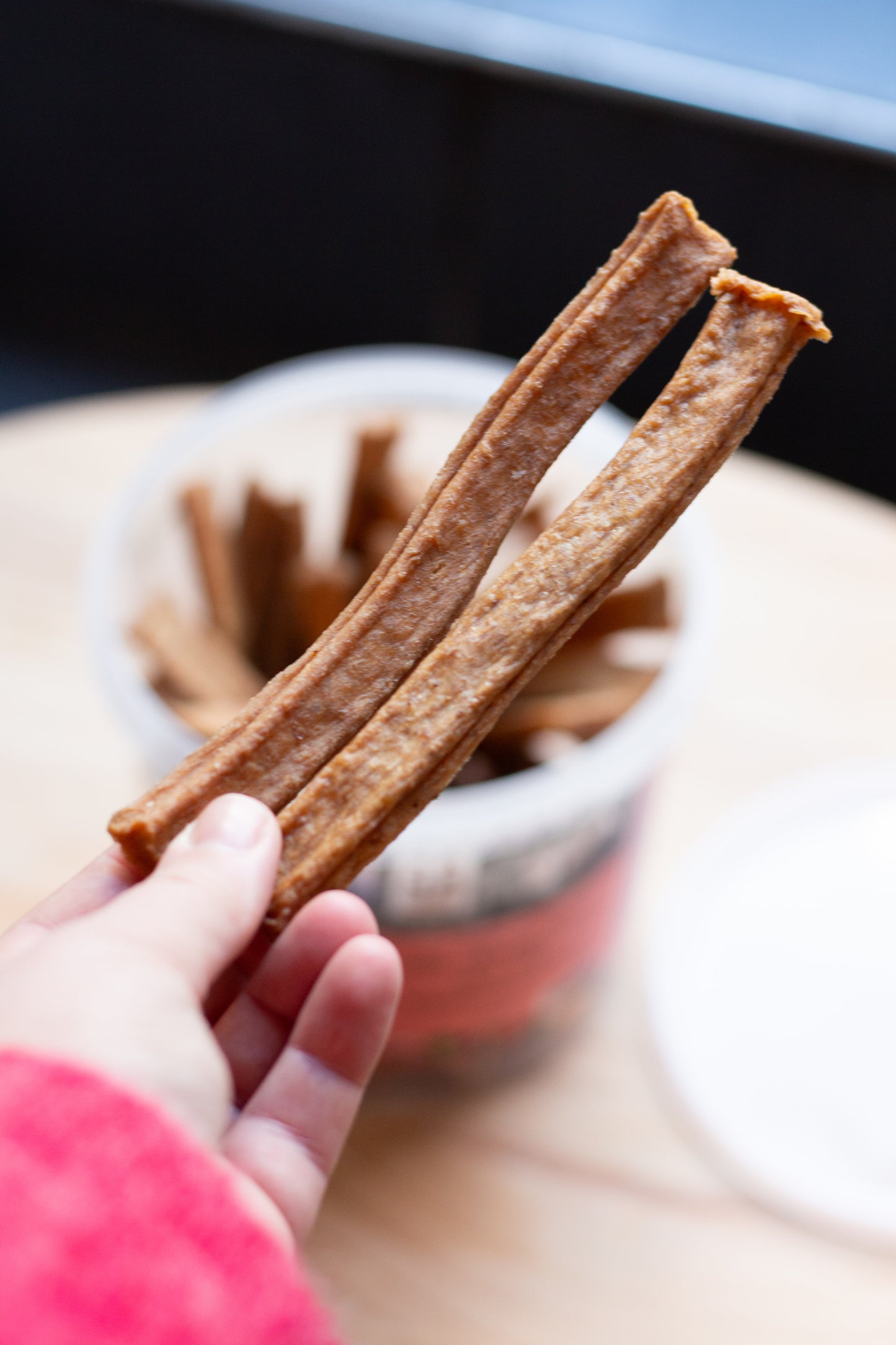 Sanadog tyggepind med okse & hest - 1 stk