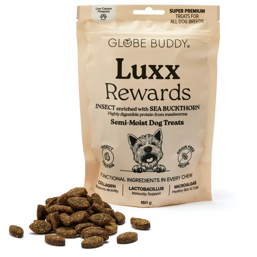 Globe Buddy Luxx Rewards insektprotein og havtorn - 150 g