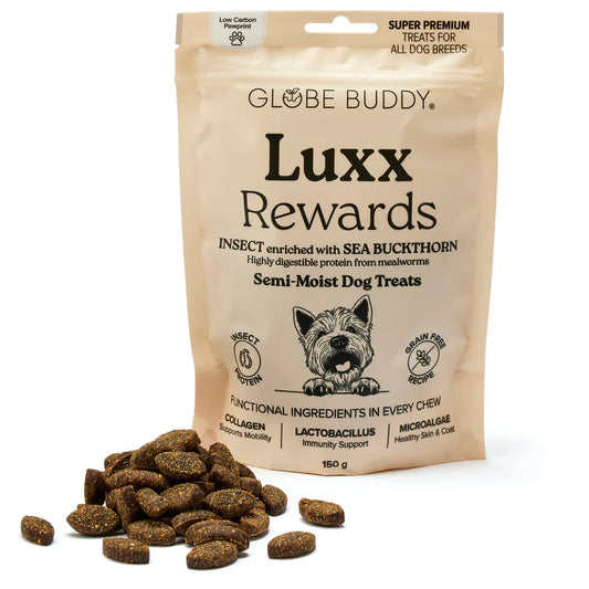 Globe Buddy Luxx Rewards insektprotein og havtorn - 150 g