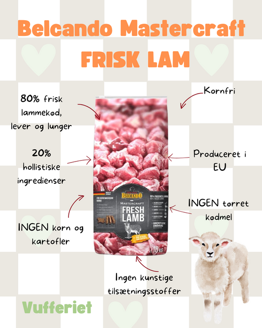 Mastercraft frisk lam tørfoder