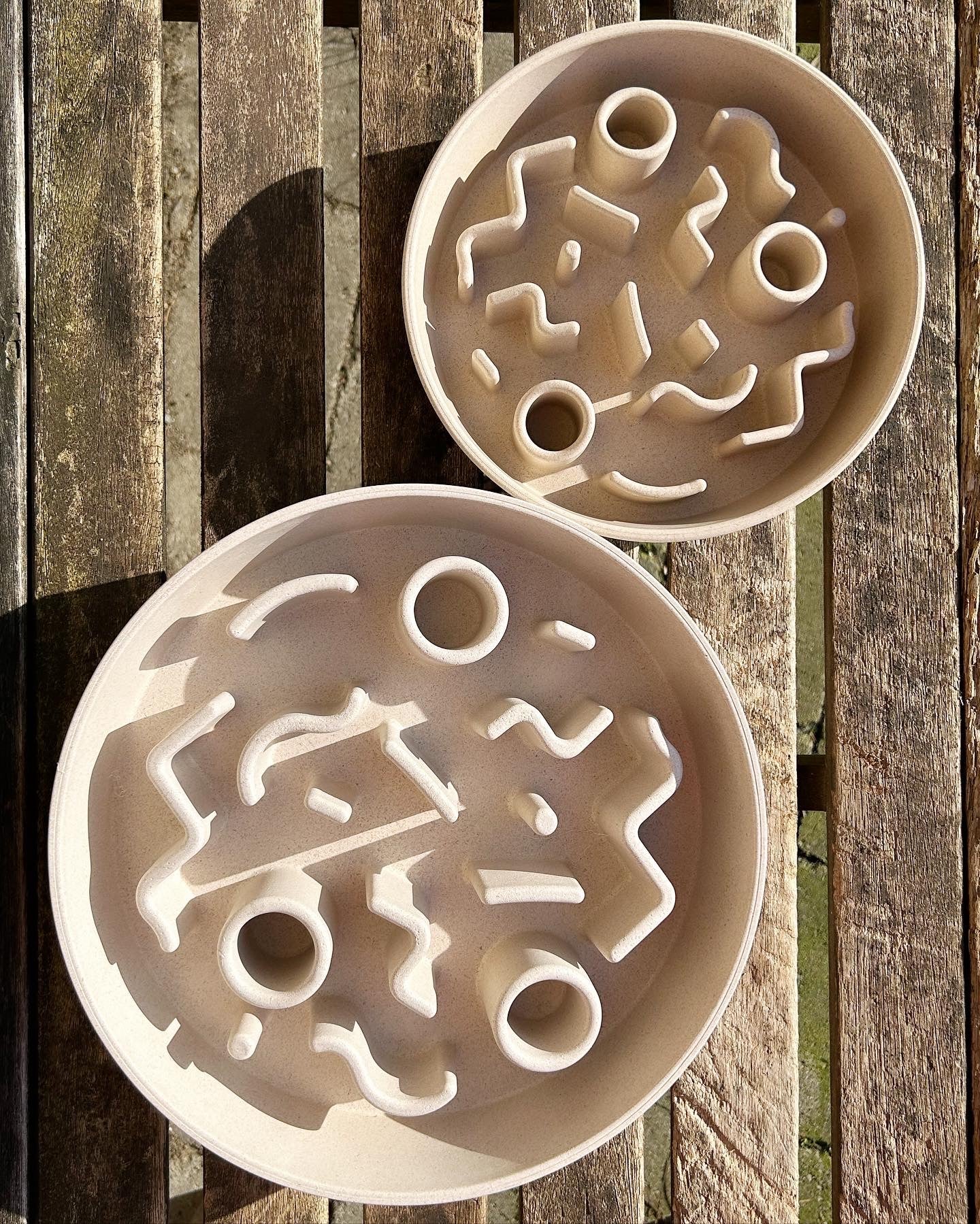 District70 BAMBOO Dog Slowfeeder bowl