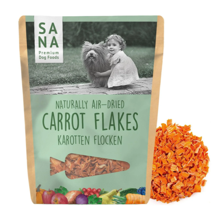 Sanadog Gulerods flager - 150g