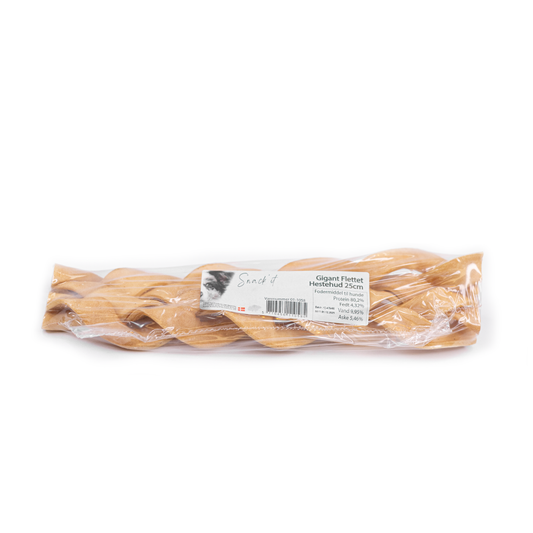 Snack'it Gigant Flettet Hestehud - 25cm