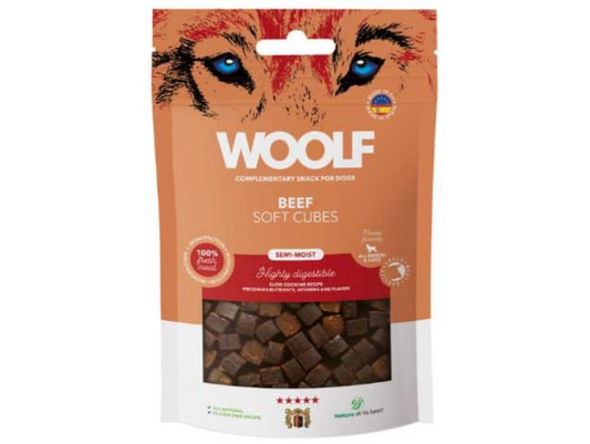 Woolf Soft Cubes Beef - 100g