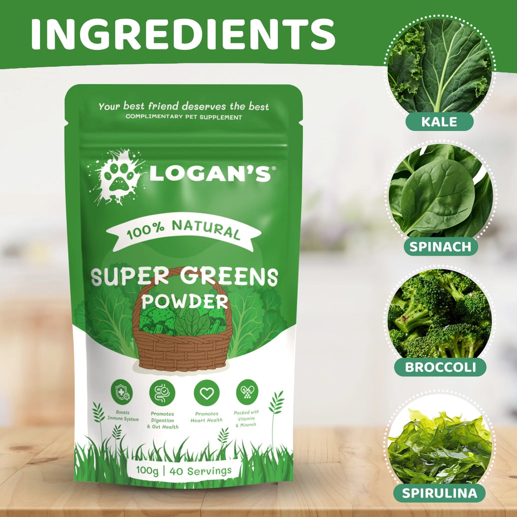 Logan's super greens pulver - 100g