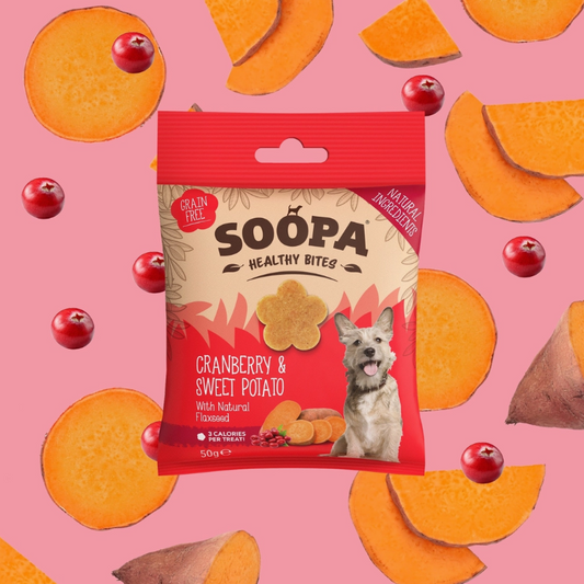 SOOPA Healthy Bites Tranebær Og Søde Kartofler - 50g