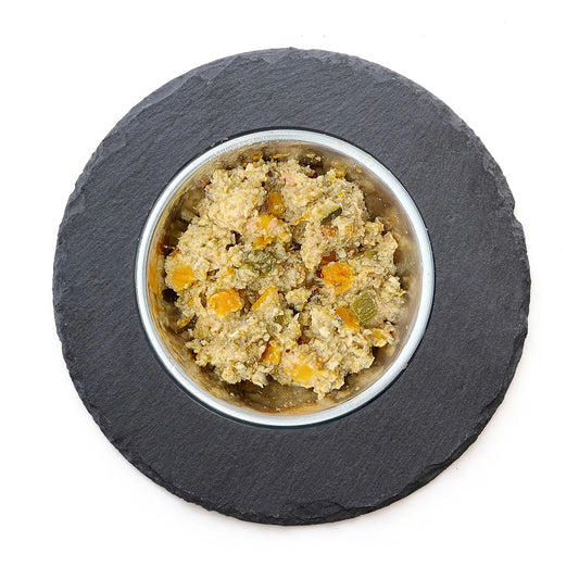 Sanadog Vådfoder Laks med spinat, havtornbær & urter - 400g