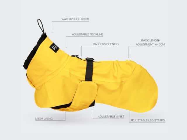 ((PRE-ORDER)) Paikka Visibility regnfrakke Gul
