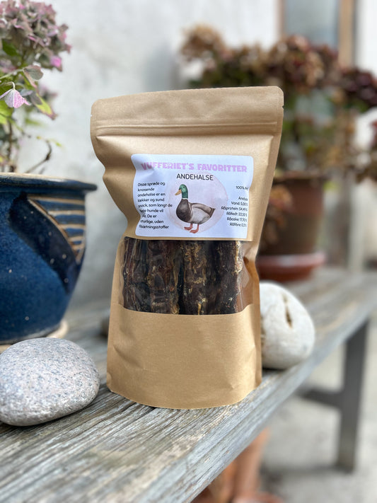 Vufferiet's Favoritter Tørrede andehalse - 250g