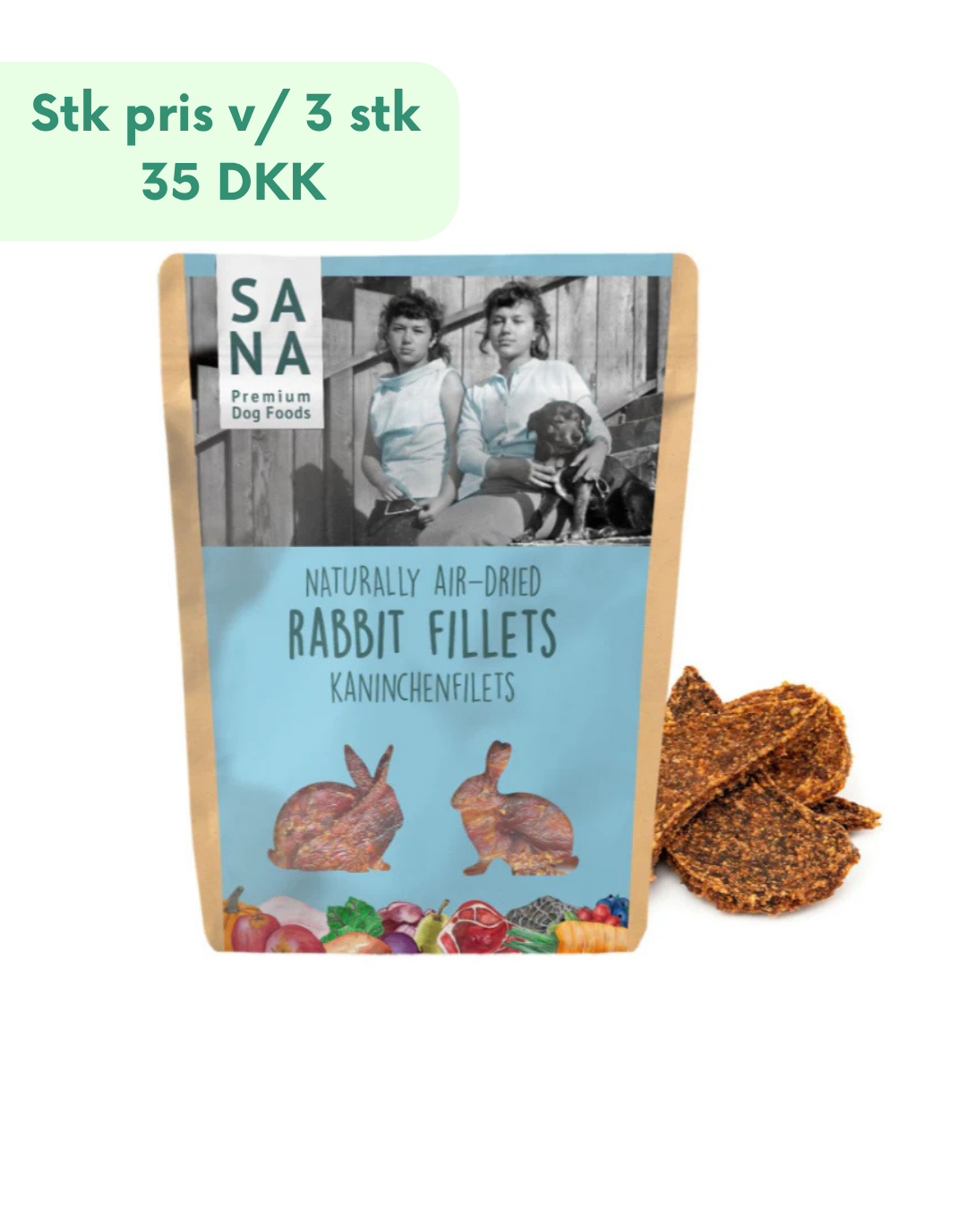 Sanadog Rabbit fillets - 100 g