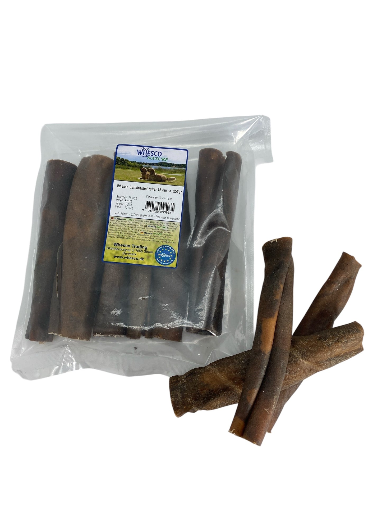 Whesco Buffaloskindsruller - ca 250g