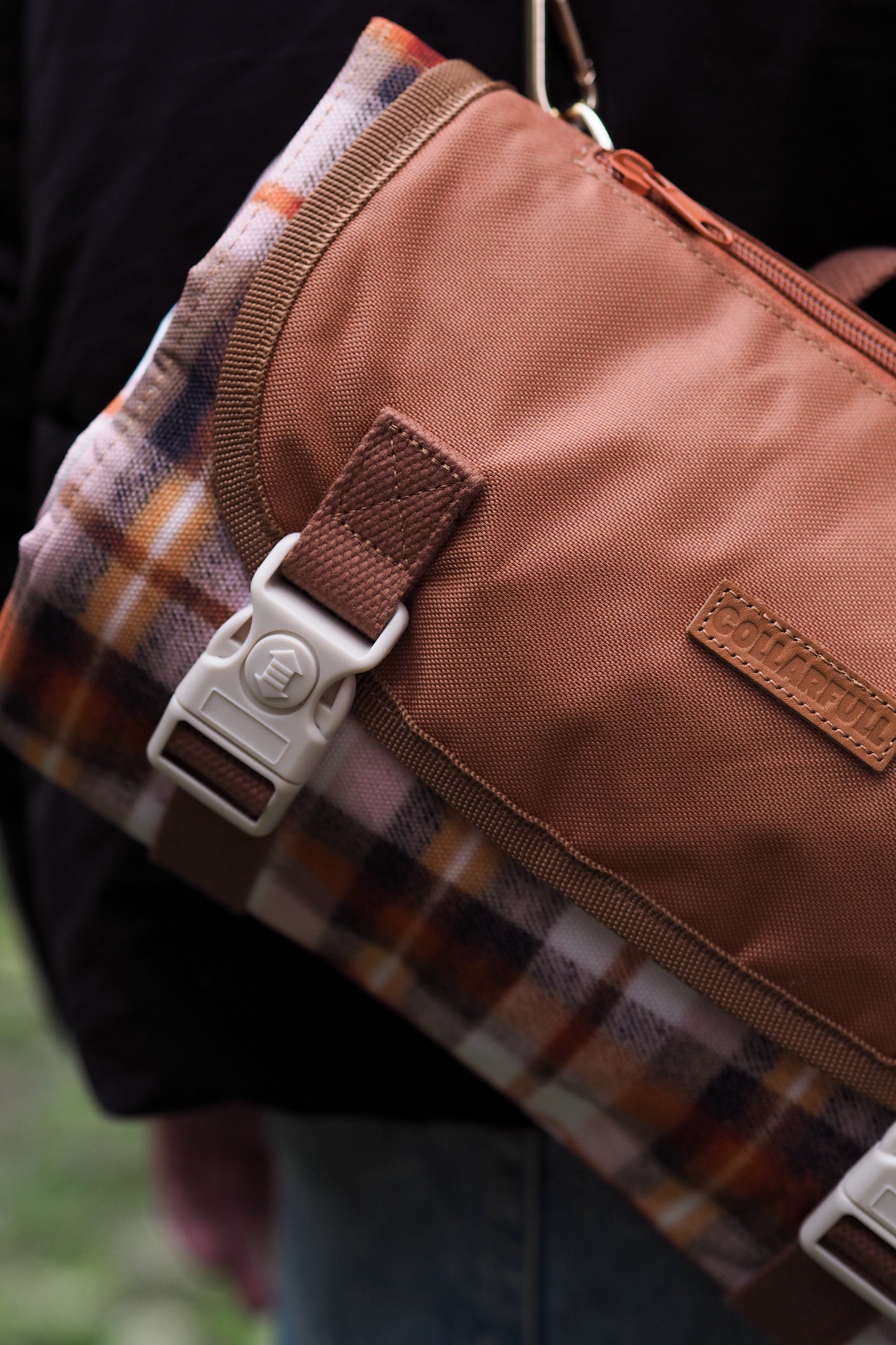 Travel mat - Fall Tartan