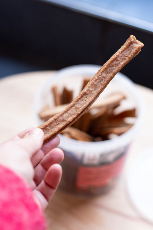 Sanadog tyggepind med okse & hest - 1 stk