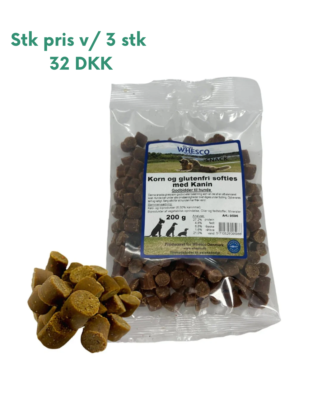 Whesco softies m kanin - 200g