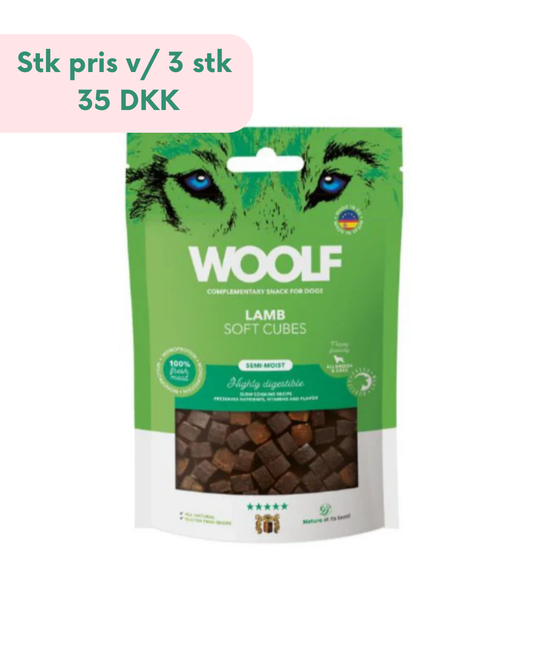 Woolf Soft Cubes Lamb - 100g