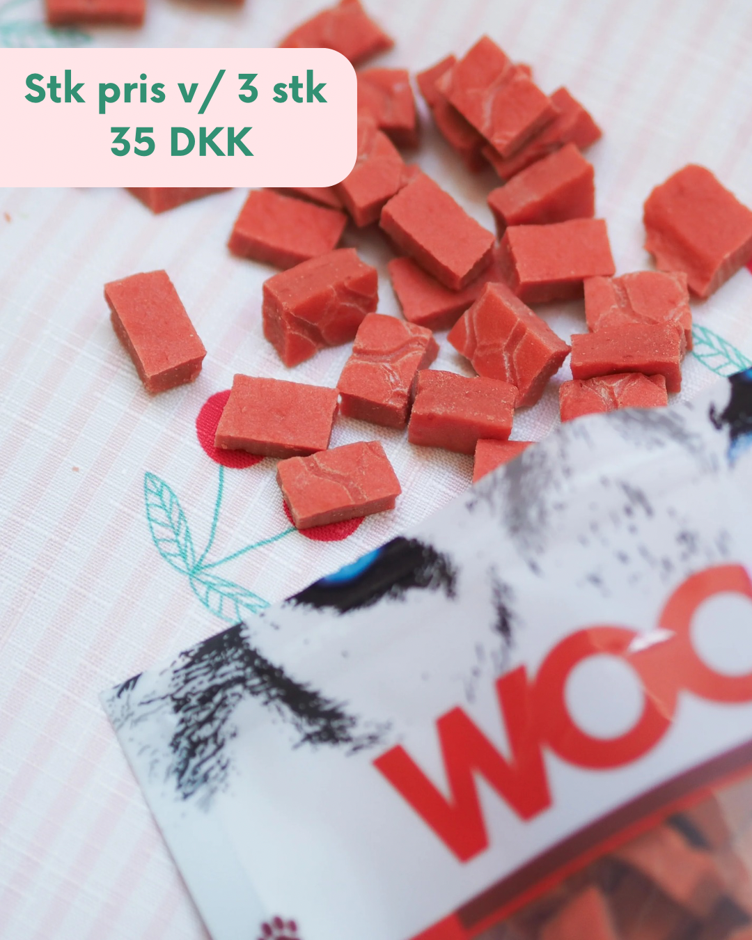 Woolf Soft Cranberry Strips - 100g