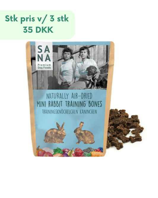 Sanadog mini godbidder Kanin - 100g