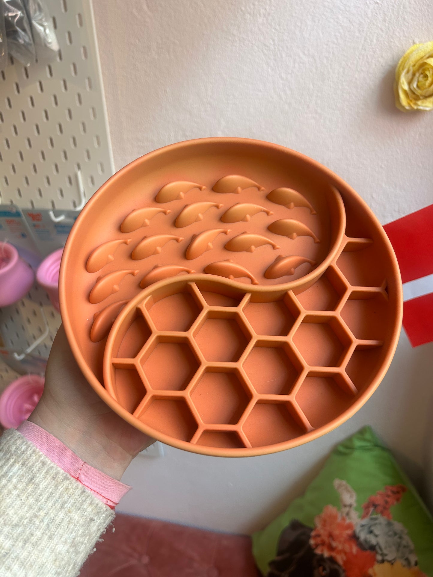 Slikkemåtte whaley (falmet i farve pga sol)