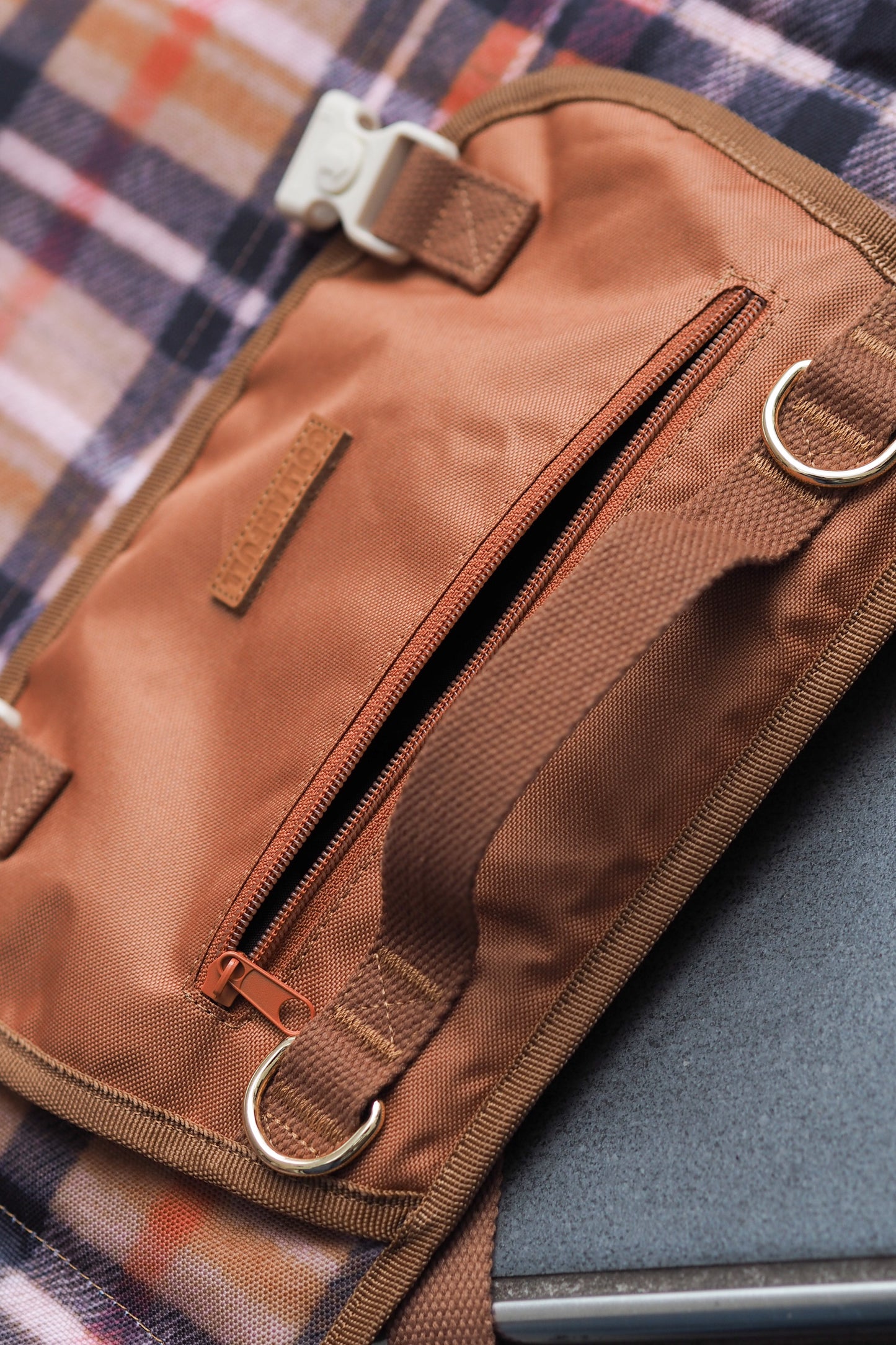 Travel mat - Fall Tartan