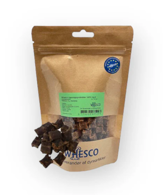 Whesco Natural Training Treats Medium-soft Deer - 100g