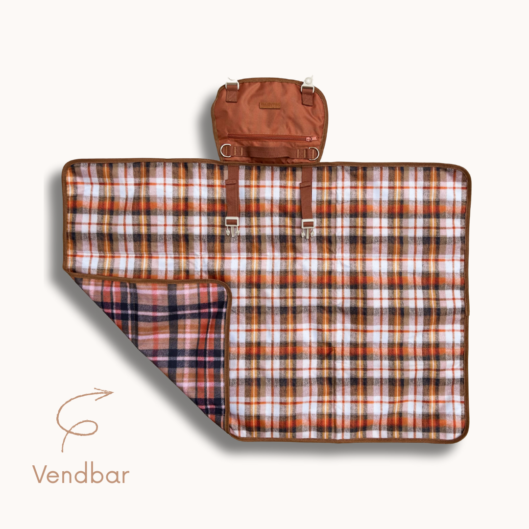 Travel mat - Fall Tartan