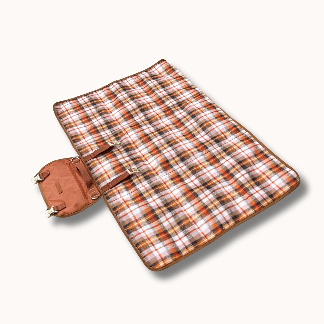 Travel mat - Fall Tartan