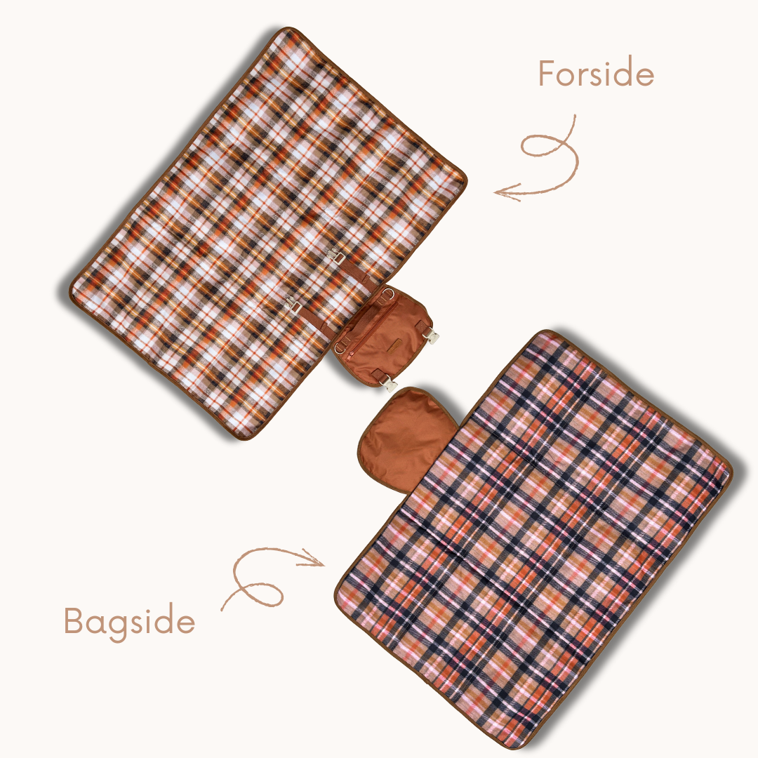 Travel mat - Fall Tartan