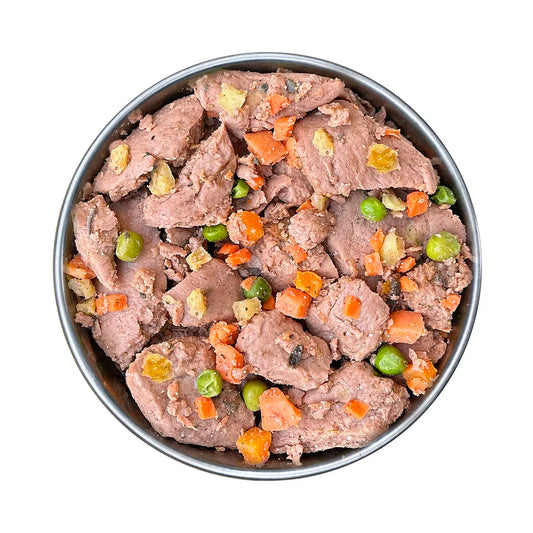 Fidelis - Frisktilberedt kylling med sød kartoffel, gulerod og æble (glas) - 400g