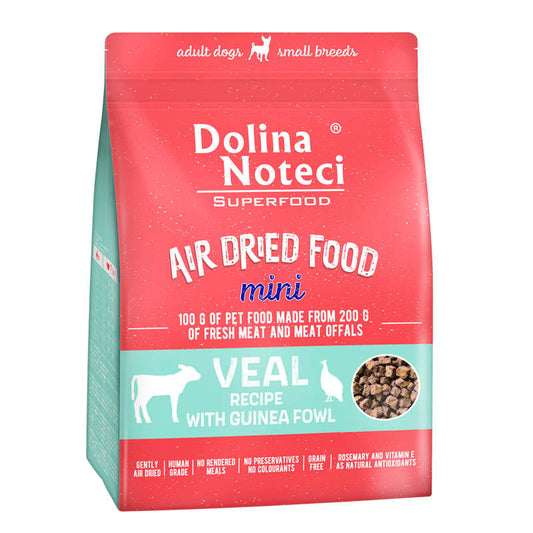Dolina Noteci Superfood mini Kalv & Perlehøns - 1kg